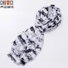 Fancy Women Muslim Hijab Digital Print Custom Design Silk Scarf