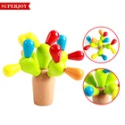 Montessori wooden toys stacker tree of montessori materials
