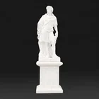 Stone roman statues garden human sculpture with marble bases