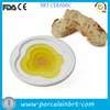 Wholesale cheap high white ceramic olive oil dipping dish