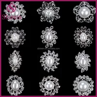 Women Costume Silver Alloy Brooch Jewelry