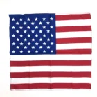 Cheap 100% cotton custom printing fashion hair accessory multifunctional headwear square American flag bandana