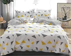 100% cotton twill printed fabric home textile bedding set