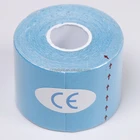 Free samples 5cm*5m cotton printed athletic tape with custom LOGO for safer sports with CE FDA approved