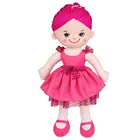 high quality babi doll toys funny plush doll with smiley girl