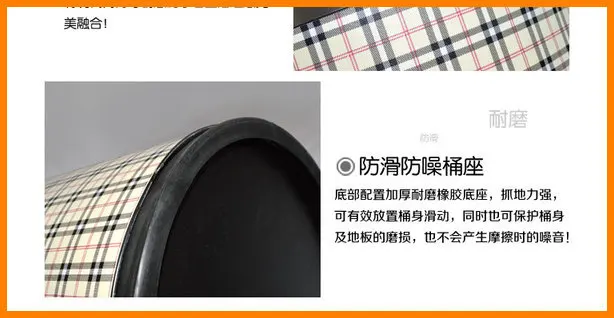 Storage bins fashion creative leather double Hotel Supplies Household storage barrels 10L free shipping