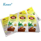 Custom Logo Printed Waterproof Adhesive Plastic Sticker Labels