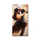Impression Style Wall Art Decor Canvas Flamenco Dancer People Oil Painting For Bedroom