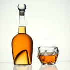 AIHPO07 Special Gift Custom Unique Shark Shaped Sale Empty 750ml Whiskey Glass Wine Liquor Bottles