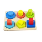 baby wooden shape color sorting block toys educational montessori materials teaching aids toys
