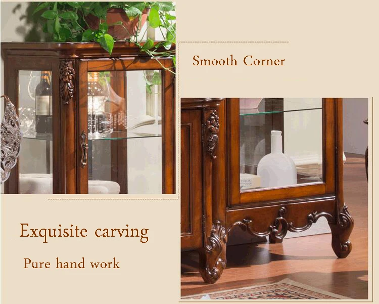 Antique High Living Room Wooden furniture lcd TV Stand set 10285