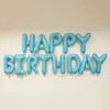 2017 gift helium foil colorful alphabet letters balloon, hang on wall happy birthday balloon