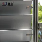 Yilian Custom High Quality Outside 80MM Motorized Aluminum outdoor roller blind With Window Blinds