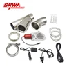 Grwa 3'' Electric Exhaust Valve Exhaust Cutout Manual Toggle Switch Control Kit