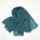 Cotton Muslim Fashion Women's Design Scarf Fashion Shawls Wraps Headscarf & Neck With Tassel,New Styles Women Hijab