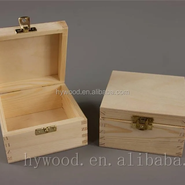 box type clear varnished wooden keepsake boxes wholesale for