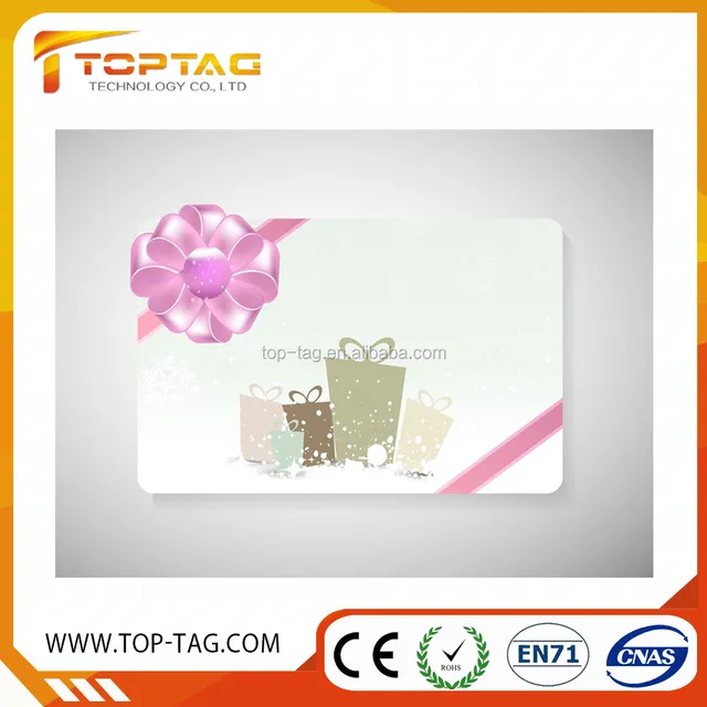 high quality customized good design vip gift card for christmas