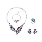 xuping imitate american diamond jewellery sets crystals from Swarovski