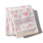 Customized turkish cotton towel bath towel with flower design