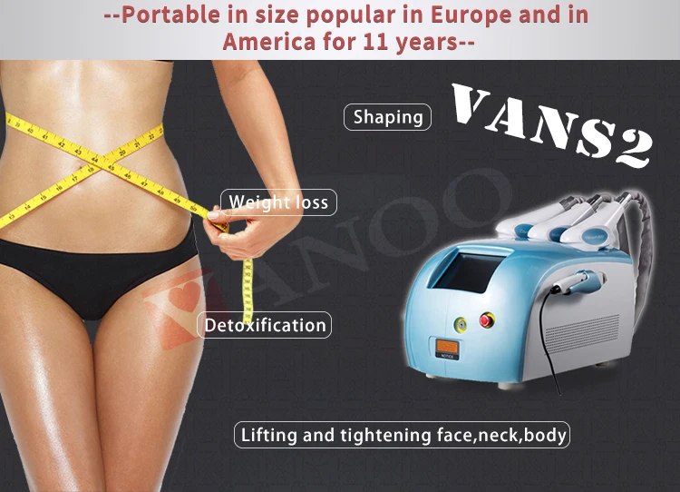40K low frequency ultrasound Portable Cavitation Vacuum Radio Frequency  Slimming body contouring body shaping Machine