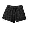 Hot fashion mini boots short real leather pant women's quilted hot shorts