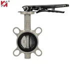 Sanitary Stainless Steel 304 Manual Butterfly Valve