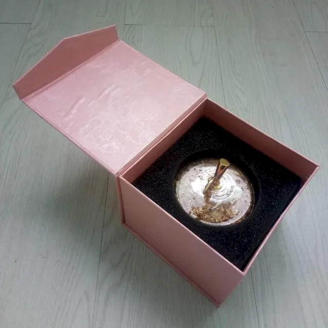 hot sale christmas gift set apple crystal craft for home de