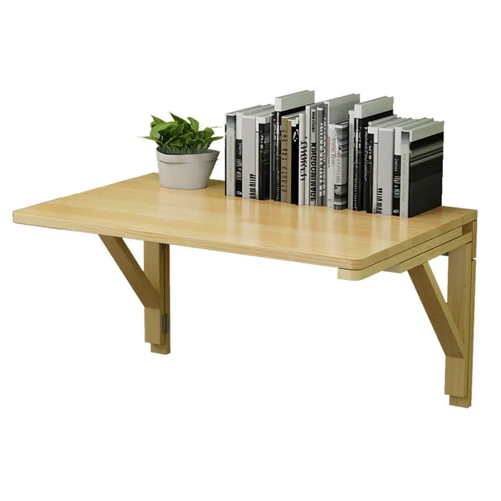 solid wood wall hanging table computer table dining table desk