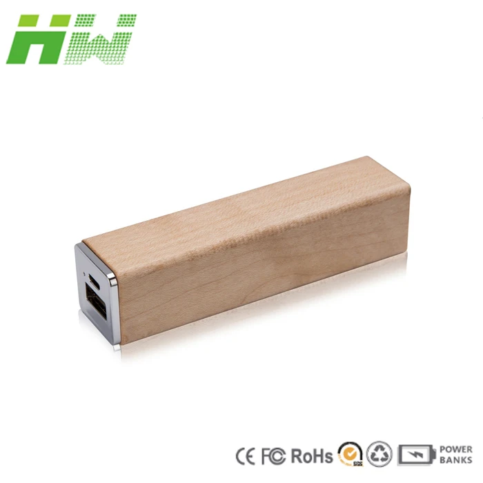 2600mAh Portable Light Wooden Power Bank Charger - ANKUX.COM