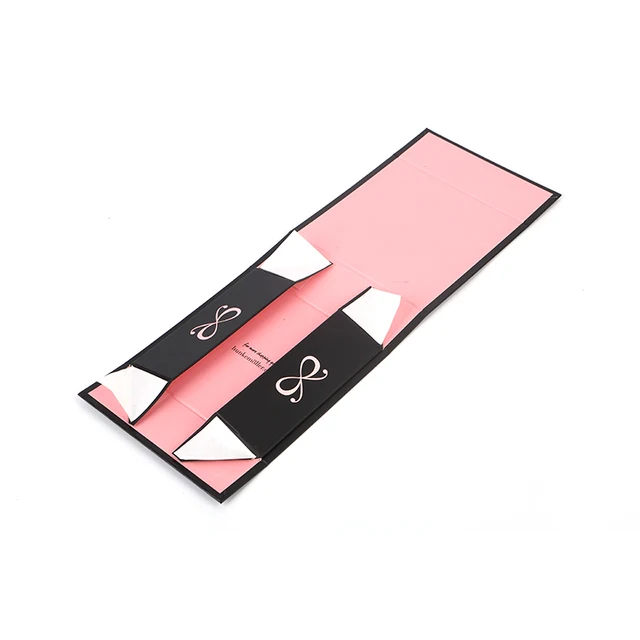 cosmetic foldable paper packaging box with logo