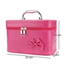 best selling stylish ladies makeup case cosmetic box tote handbag with mirror inside