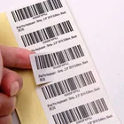 Fancy adhesive sticker paper label sticker label printing machine roll sticker barcode label