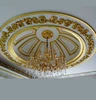 Decorative Round Gold Color Ceiling Rose/Medallion/Dome