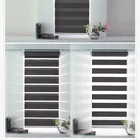 Dual Sheer Roller Blinds Roller Motorized Zebra Blinds Fabric