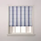 Roman shade blue stripes decorative turkish window blinds waterproof blind