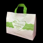 Manufacture High Quality Biodegradable HDPE Gravure Printing Soft Loop handle plastic shopping bag