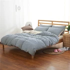 100% Cotton Knitted Jersey Fitted Sheet Set with Mixed Colors bed linen bedding set
