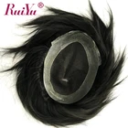 100% virgin indian human hair 6 inches long hair wigs and toupee for men