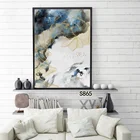 Wholesale HD Gold Foil Painting Art Print on Canvas Abstract Wall Picture