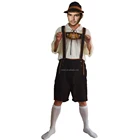 Party carnival german man Bavarian lederhosen oktoberfest costume MAB-102