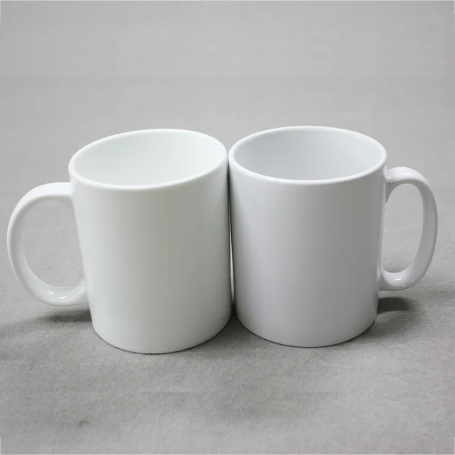 oz plain white ceramic bulk coffee mugs for sublimation printing