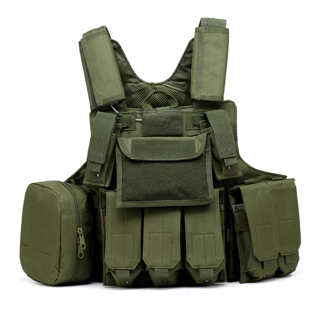 Custom Duffle Multipurpose Safety Army Green Tactical Vest Military