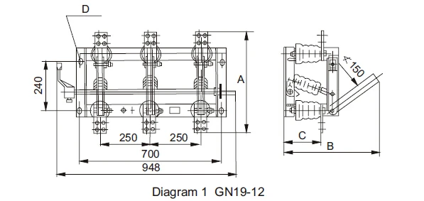 GN19-12 Outline dimension 01