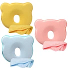 Amazon Hot Sales organic cotton Protection Flat Head Baby Pillow
