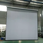 flat surface matte white electric projection screen motor