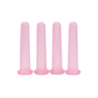 Medical grade extra large anti-cellulite silicone body facial breast massage vacuum cupping cup suction tools kit