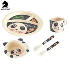New style bab-bamboo fiber baby,bamboo dinnerware set baby table ware
