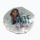 100% Silk Satin Custom Bonnet Sleeping Cap With Fancy Logo
