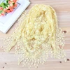 New Stylish Elegant Lace Rose Floral Scarves stitching Scarf for Women's Lady candy colors