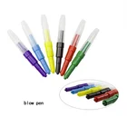 12 Vivid Color Art Marker Pen Non-Toxic Blow Marker Pen Set Painting On Fabric ,Paper